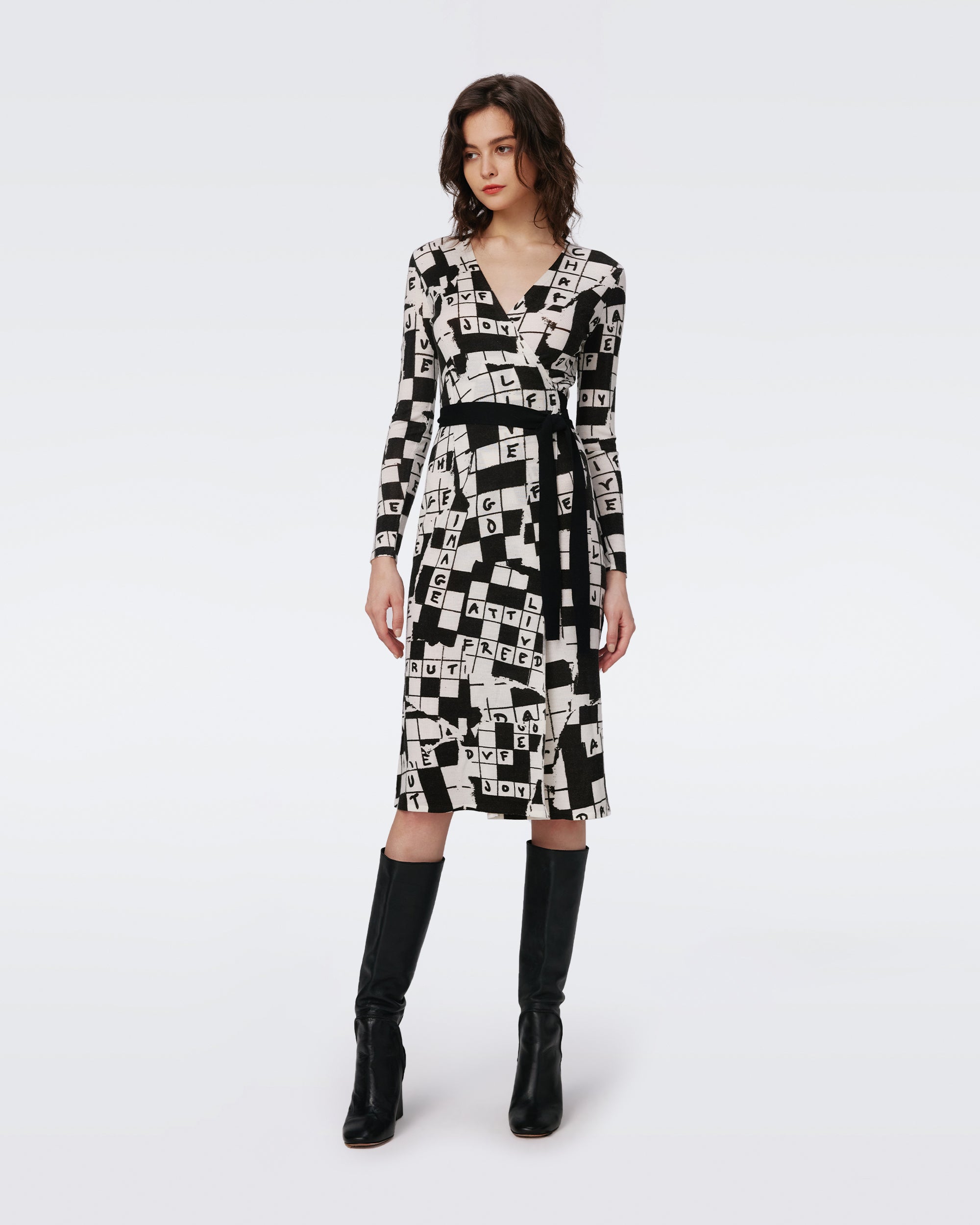 Luella Wool Wrap Dress Diane von Furstenberg