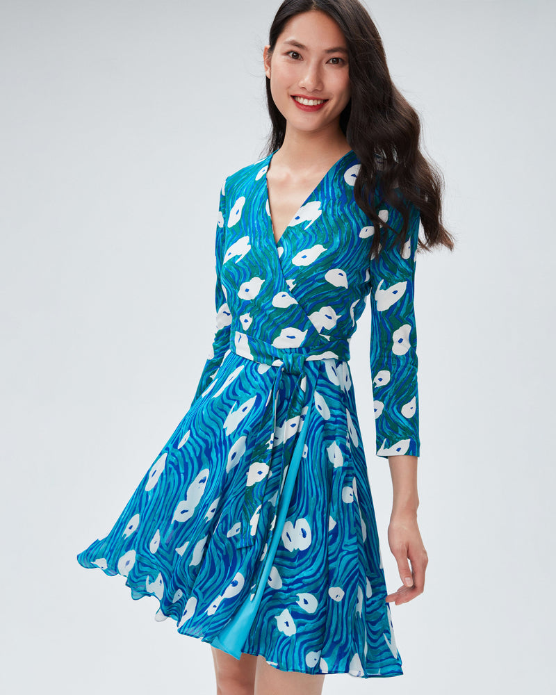 Irina Silk Jersey Wrap Dress – Diane von Furstenberg