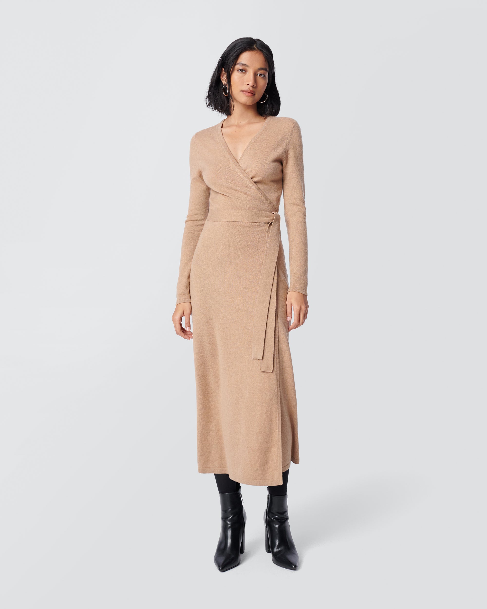 Astrid Knit Wrap Dress – Diane von Furstenberg